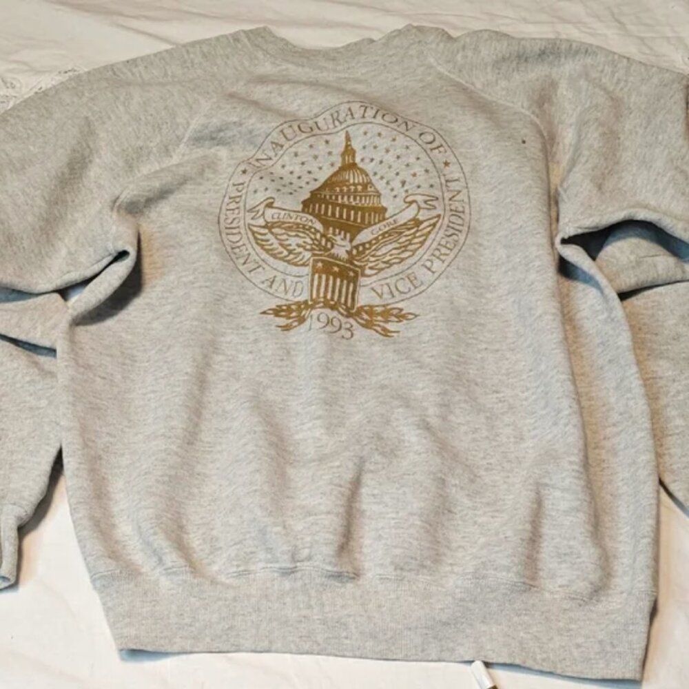 📦 Presidential Inauguration Commemorative Sweatshirt 1993 VINTAGE